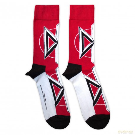 Dead Kennedys: Unisex Ankle Socks: Logo (Red) (UK Size 7 - 11)