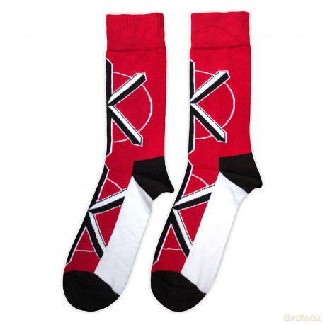 Dead Kennedys: Unisex Ankle Socks: Logo (Red) (UK Size 7 - 11)