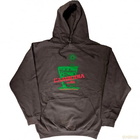 Dead Kennedys: Unisex Pullover Hoodie: Holiday in Cambodia (Grey) (Small)