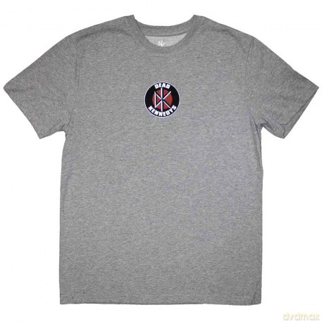Dead Kennedys: Unisex T-Shirt: Mini Circle Logo (Grey) (Small)