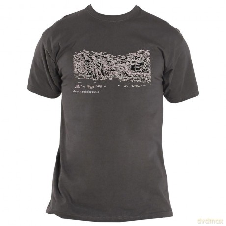 Death Cab For Cutie: Death Cab for Cutie Unisex T-Shirt: Acoustic (Charcoal Grey) (Large)