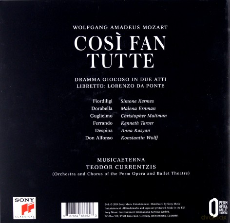 Teodor Currentzis: Mozart: Cose fan tutte [3CD]