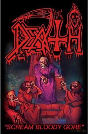 Death: Textile Poster: Scream Bloody Gore
