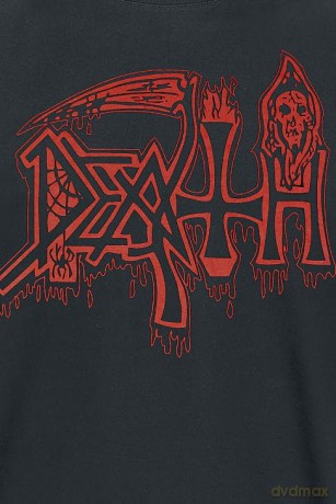 Death: Unisex T-Shirt: Life Will Never Last (Black) (Back Print) (Medium)