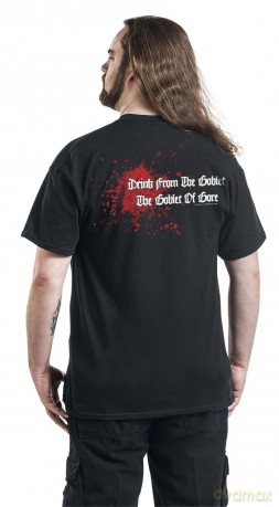 Death: Unisex T-Shirt: Scream Bloody Gore (Black) (Back Print) (X-Large)