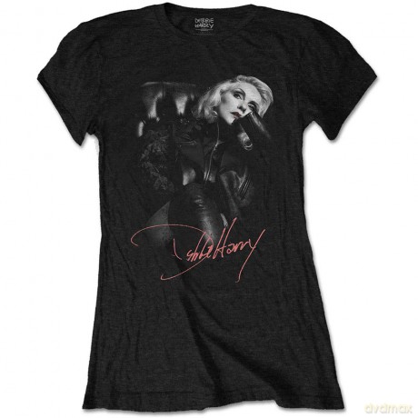 Debbie Harry: Ladies Tee: Leather Girl (XX-Large)