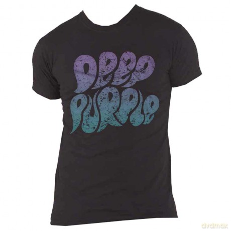 Deep Purple: Unisex T-Shirt: Bubble Logo (Black) (XX-Large)
