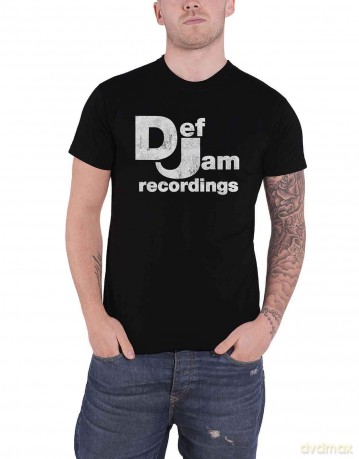 Def Jam Recordings: Unisex T-Shirt: Classic Logo (Black) (Small)