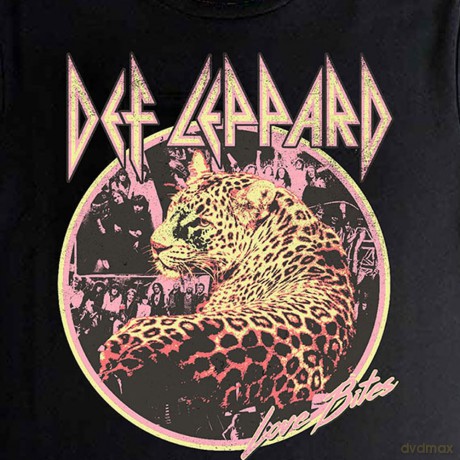 Def Leppard: Ladies Crop Top: Love Bites (Black) (X-Small)