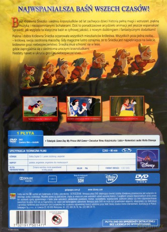 Królewna Śnieżka i siedmiu krasnoludków (Disney) (Baśnie Wszech Czasów) [DVD]