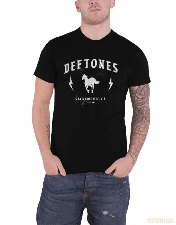 Deftones: Unisex T-Shirt: Electric Pony (Black) (Medium)