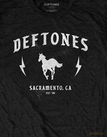 Deftones: Unisex T-Shirt: Electric Pony (Black) (Medium)