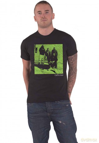 Deftones: Unisex T-Shirt: Green Photo (Black) (Small)