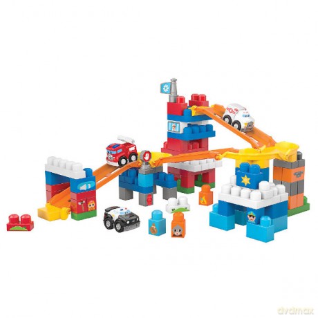 MEGA BLOKS Zestaw zjeżdżalnia dla aut [KLOCKI]