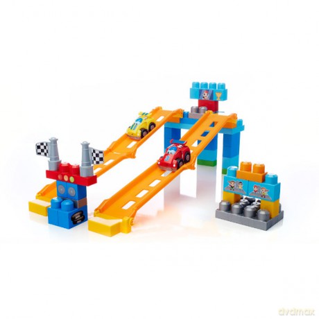 MEGA BLOKS Zestaw zjeżdżalnia dla aut [KLOCKI]