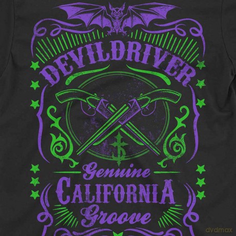 Devildriver: DevilDriver Unisex T-Shirt: Cross Guns (Black) (Small)