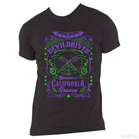 Devildriver: DevilDriver Unisex T-Shirt: Cross Guns (Black) (Small)