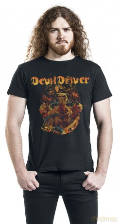 Devildriver: DevilDriver Unisex T-Shirt: Keep Away from Me (Black) (Back Print) (Large)