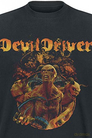 Devildriver: DevilDriver Unisex T-Shirt: Keep Away from Me (Black) (Back Print) (Large)