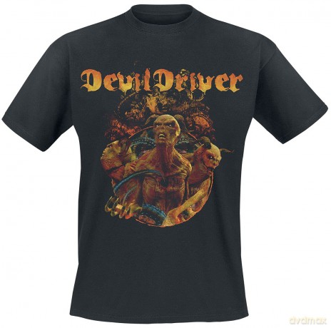 Devildriver: DevilDriver Unisex T-Shirt: Keep Away from Me (Black) (Back Print) (X-Large)