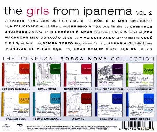 The Girls From Ipanema vol. 2 [CD]