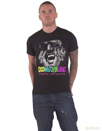Digital Underground: Unisex T-Shirt: Doowutchyalike (Black) (Medium)
