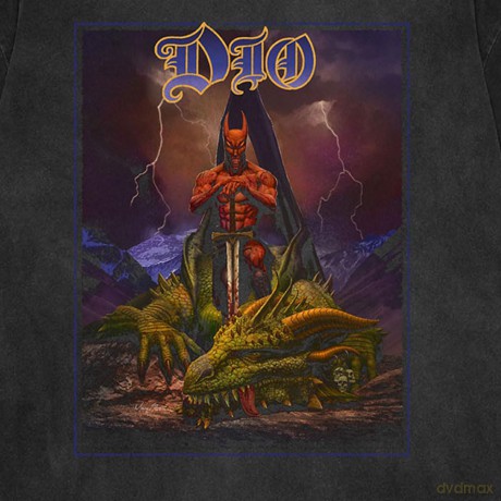 Dio: Unisex Stone Wash T-Shirt: Killing The Dragon (Black) (X-Large)