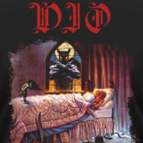 Dio: Unisex T-Shirt: Dream Evil (Black) (Back Print) (Small)