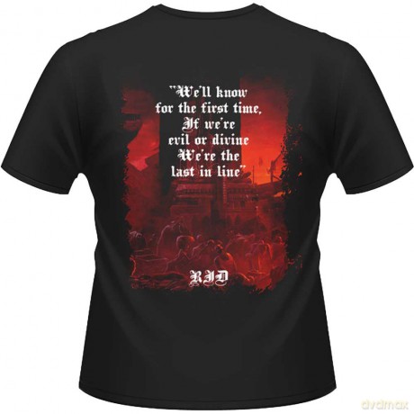 Dio: Unisex T-Shirt: Last In Line (Black) (Back Print) (Small)