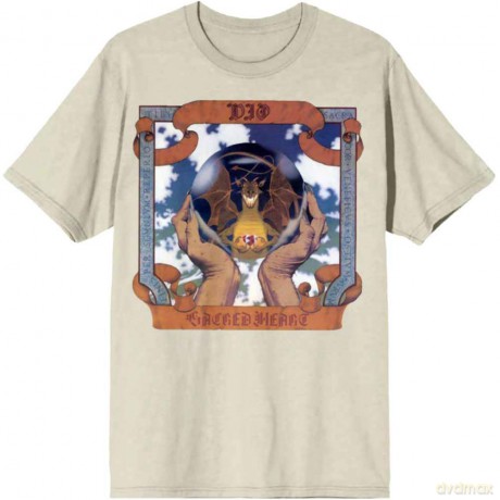 Dio: Unisex T-Shirt: Sacred Heart (Natural) (Medium)