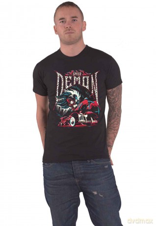 Disney: Unisex T-Shirt: 101 Dalmatians Cruella Speed Demon (Black) (Small)