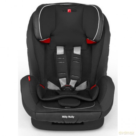 MILLY MALLY Fotelik samoch. VERSO czarny [ZABAWKA]