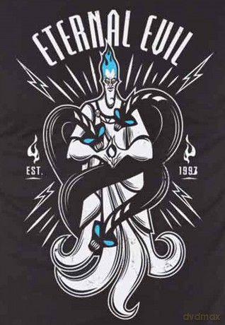 Disney: Unisex T-Shirt: Hercules Hades Eternal Evil (Black) (XX-Large)