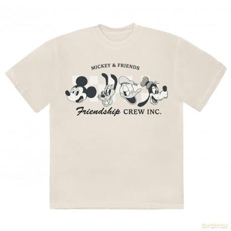 Disney: Unisex T-Shirt: MM Friendship Crew Inc (Natural) (X-Large)