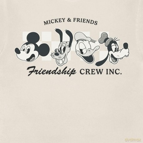 Disney: Unisex T-Shirt: MM Friendship Crew Inc (Natural) (X-Large)