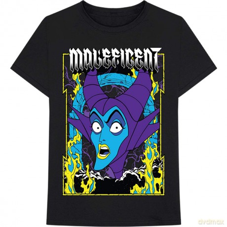 Disney: Unisex T-Shirt: Maleficent Villain (Black) (Large)