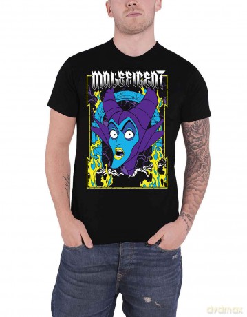 Disney: Unisex T-Shirt: Maleficent Villain (Black) (Medium)