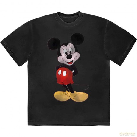 Disney: Unisex T-Shirt: Mickey Mouse Stance (Black) (Small)