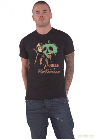 Disney: Unisex T-Shirt: Snow White Queen of Halloween (Black) (X-Large)