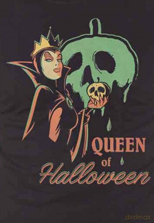 Disney: Unisex T-Shirt: Snow White Queen of Halloween (Black) (X-Large)