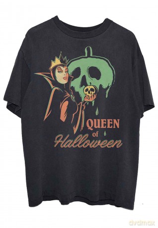 Disney: Unisex T-Shirt: Snow White Queen of Halloween (Black) (X-Large)
