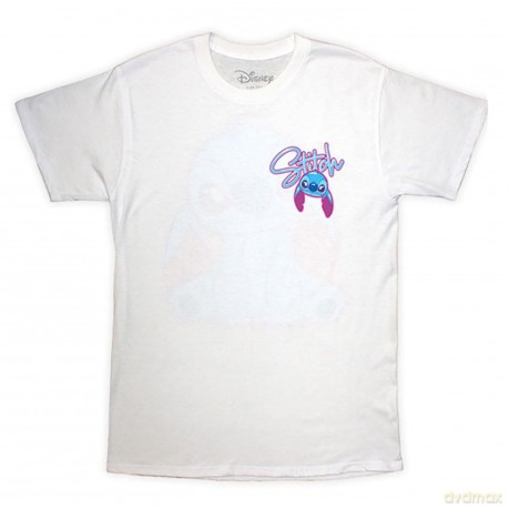Disney: Unisex T-Shirt: Stitch Spray Paint (White) (Back Print) (X-Large)