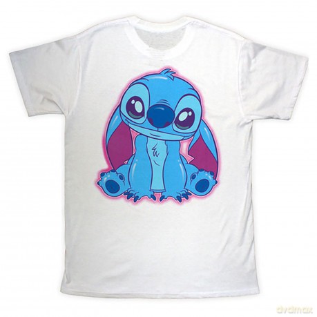 Disney: Unisex T-Shirt: Stitch Spray Paint (White) (Back Print) (X-Large)