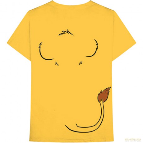 Disney: Unisex T-Shirt: The Lion King Simba (Yellow) (Back Print) (Large)