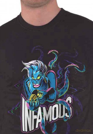 Disney: Unisex T-Shirt: The Little Mermaid Infamous Ursula (Black) (X-Large)