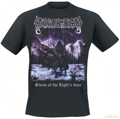 Dissection: Unisex T-Shirt: Storm Of The Light's Bane (Black) (Back Print) (Small)