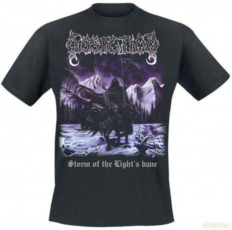 Dissection: Unisex T-Shirt: Storm Of The Light's Bane (Black) (Back Print) (X-Large)
