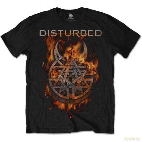 Disturbed: Men's Tee: Burning Belief (Large)