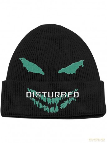 Disturbed: Unisex Beanie Hat: Green Face (Black)
