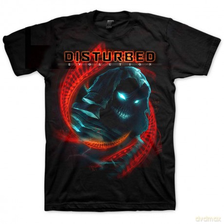 Disturbed: Unisex T-Shirt: DNA Swirl (Black) (Medium)